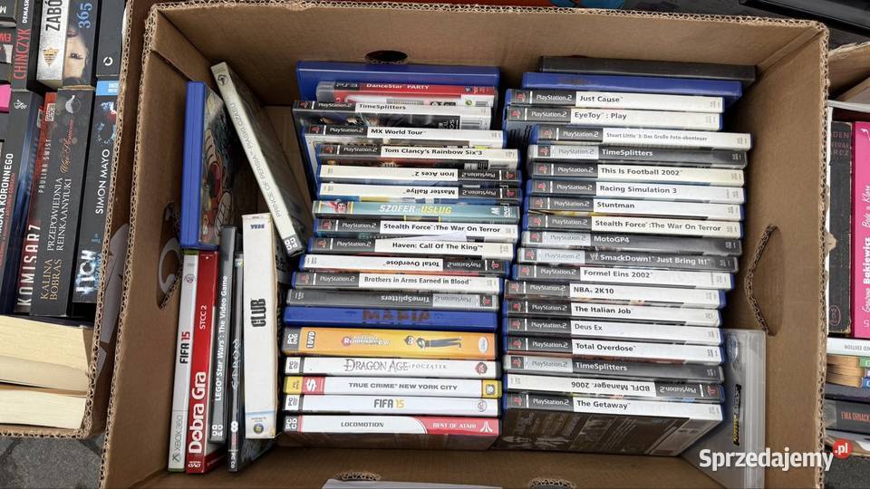 Zestaw mix filmy dvd gry pc 2 ksiazki zabawki Radom