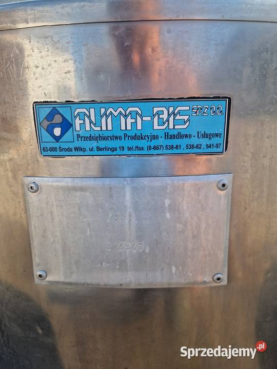 Schładzalnik zbiornik chłodnia do mleka ALIMABIS Kijewo Szlacheckie sprzedam