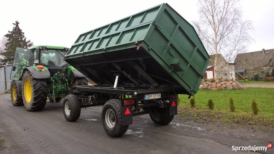 przyczepa d 732 wywrot trzy strony Bytów sprzedam