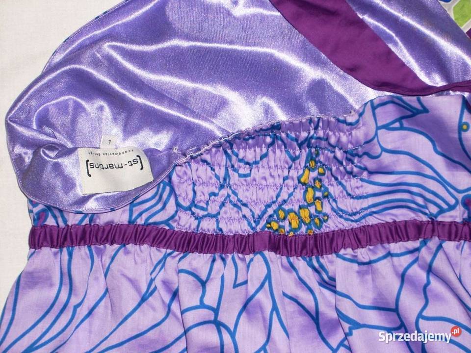 St Martins Bluzka Tunika Top Uroczy Wzór bawełna Nowy Sącz