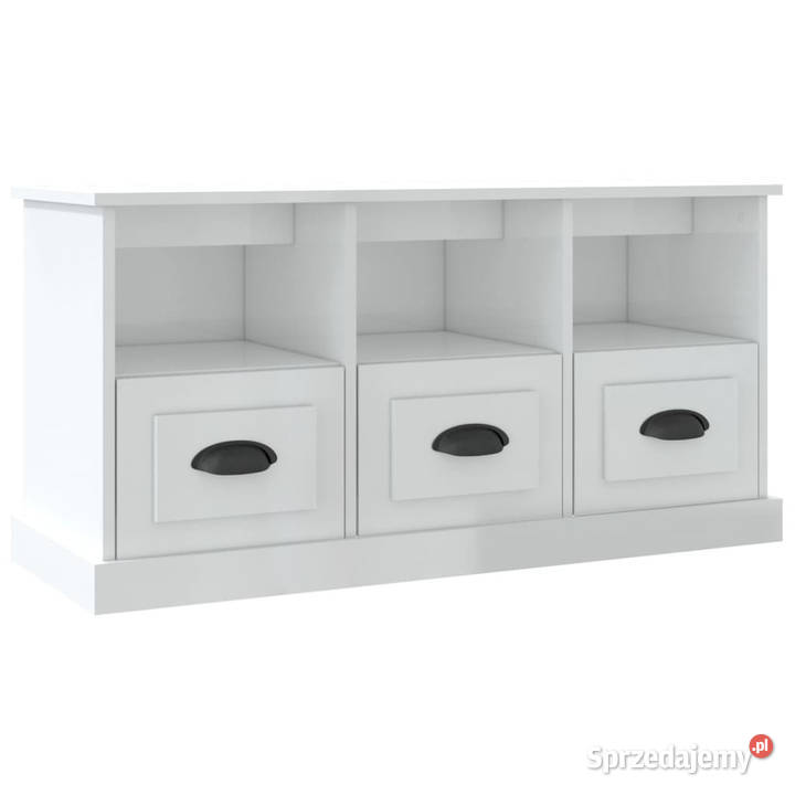 Szafka pod TV wysoki połysk biała 100x35x50 Warszawa