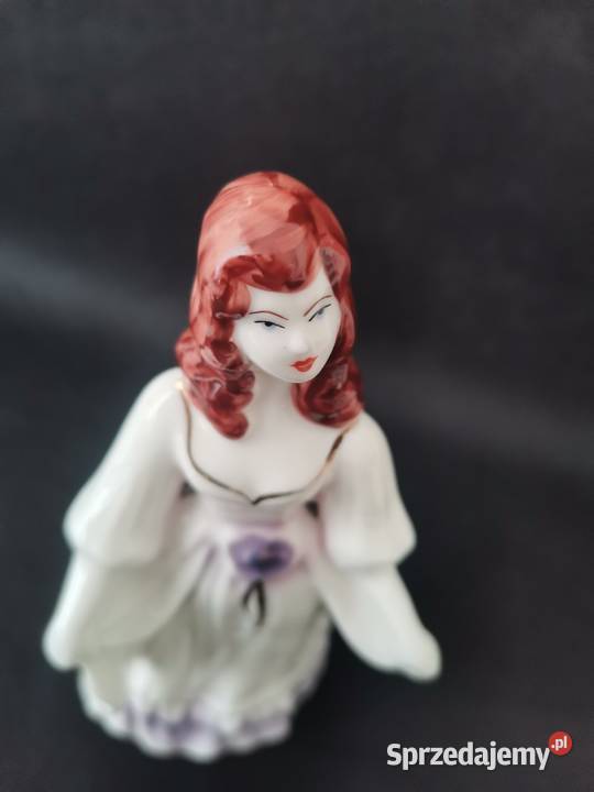 Stara figurka porcelanowa Dama porcelana Jan Katowice