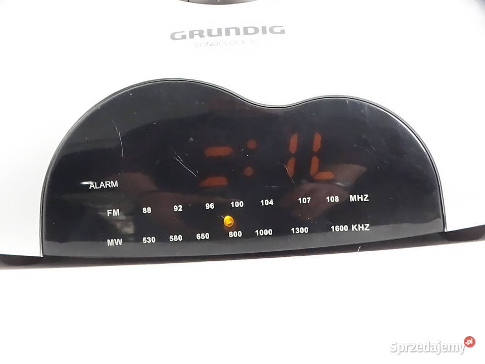 Solidny Radiobudzik GRUNDIG Sonoclock 50 Stan Odtwarzacze CD i MD Biłgoraj