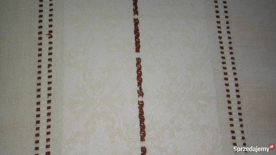 Obrus obrusy naturalna bawełna na prezent Obrusy i serwety pomorskie