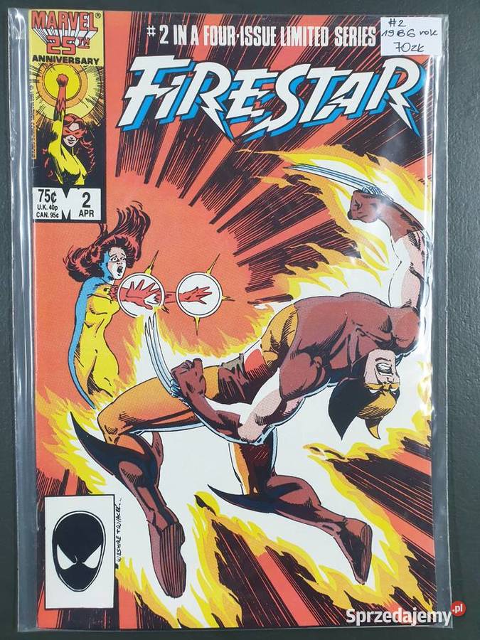 Firestar 2 komiksy Marvel USA 1986