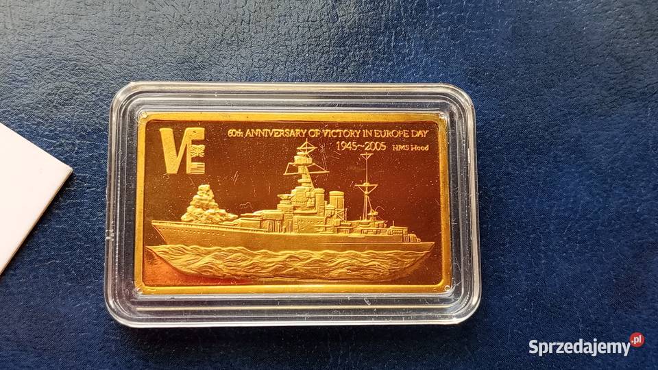 Stare monety 5 kwacha 2005 HMS Hood Malawi Lesko sprzedam