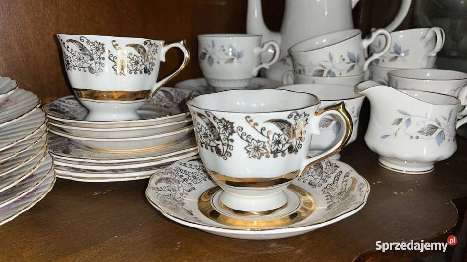 Filiżanka z talerzykiem deserowym Argyle England pomorskie Gdańsk