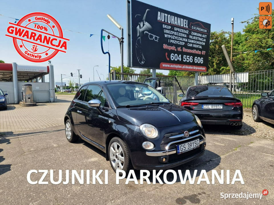 Fiat 500 12 Benzyna 69 Klimatyzacja Panorama gniazdo AUX Słupsk