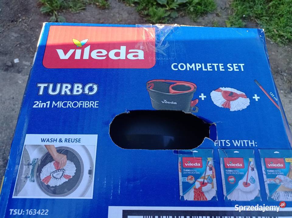 Vileda Turbo 2w1zapas i szufelka że zmiotka Elbląg sprzedam