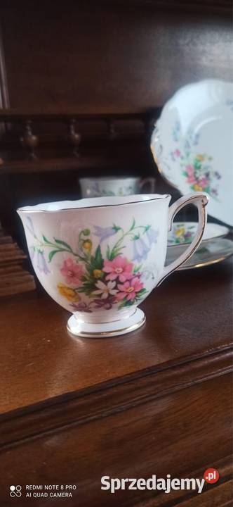 Filiżanka z talerzykiem Queen Anne Old Country Gdańsk