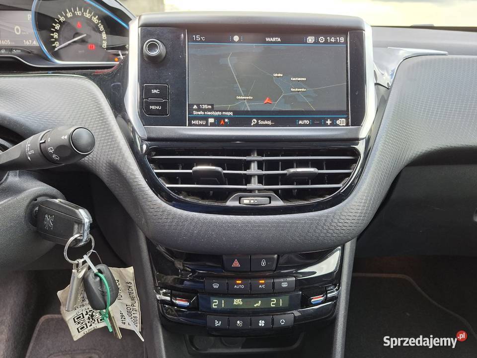 Peugeot 2008 Automat skóra klima 2019r ESP Łąkociny