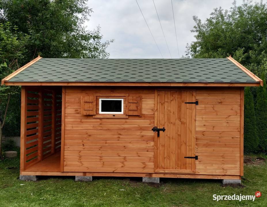 DOMEK NARZĘDZIOWY OGRODOWY DREWUTNIA 3x5 DREWNO śląskie Częstochowa sprzedam