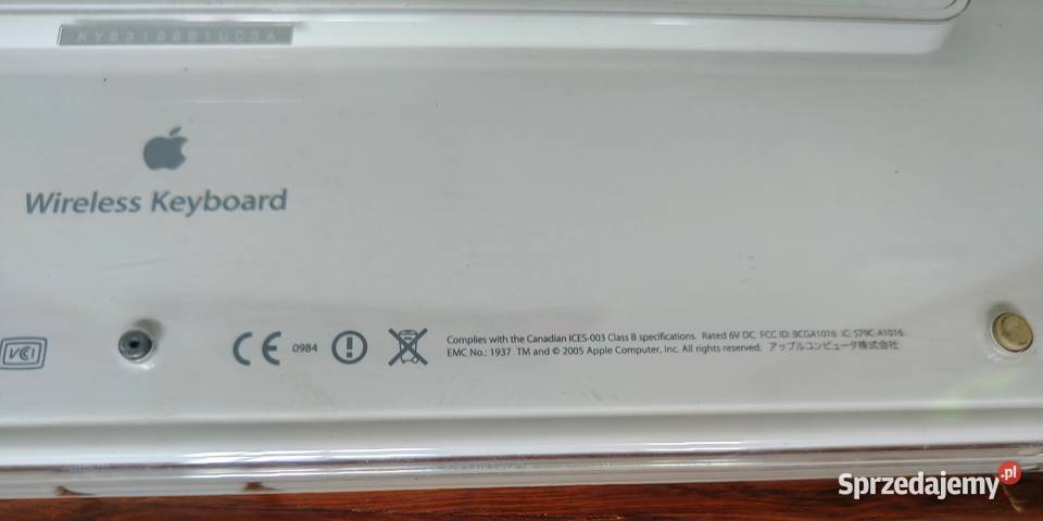 Bezprzewodowa Apple Wireless Keyboard model Jastrzębie-Zdrój