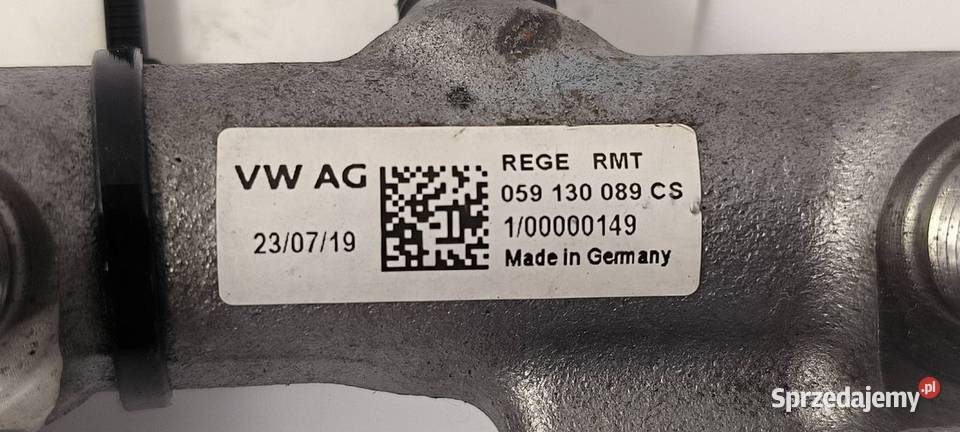 LISTWA WTRYSKOWA AUDI Q7 II 4M 059130089CS sprzedam