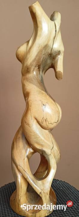 Rzeźba akt kobieta figura posąg drewno Rzeszów