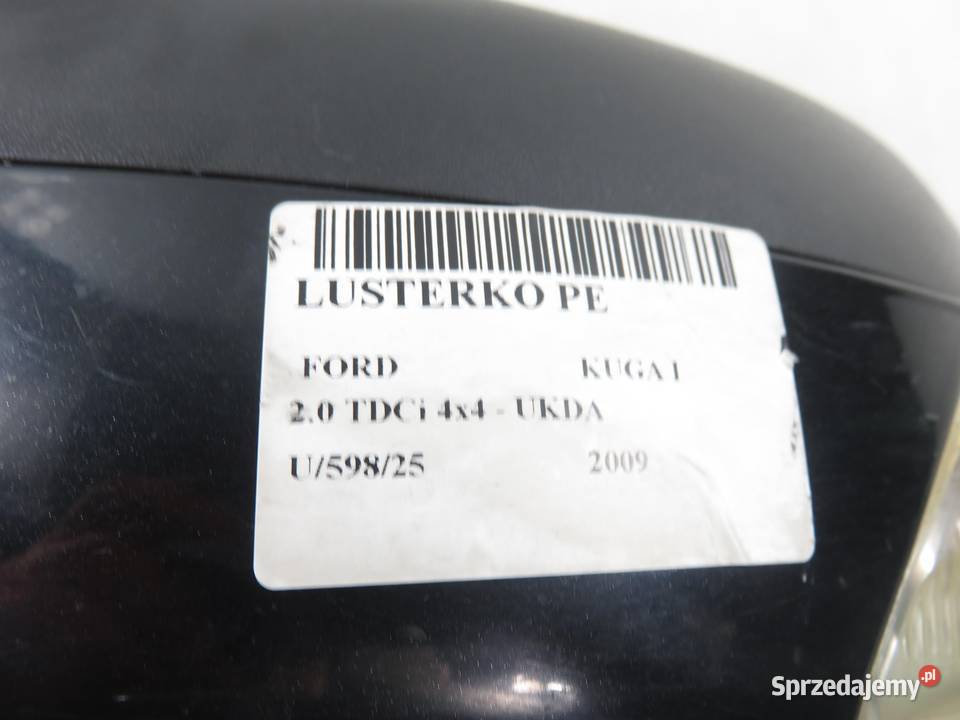 LUSTERKO PRAWE FORD KUGA I 8 PIN F8 Panther małopolskie