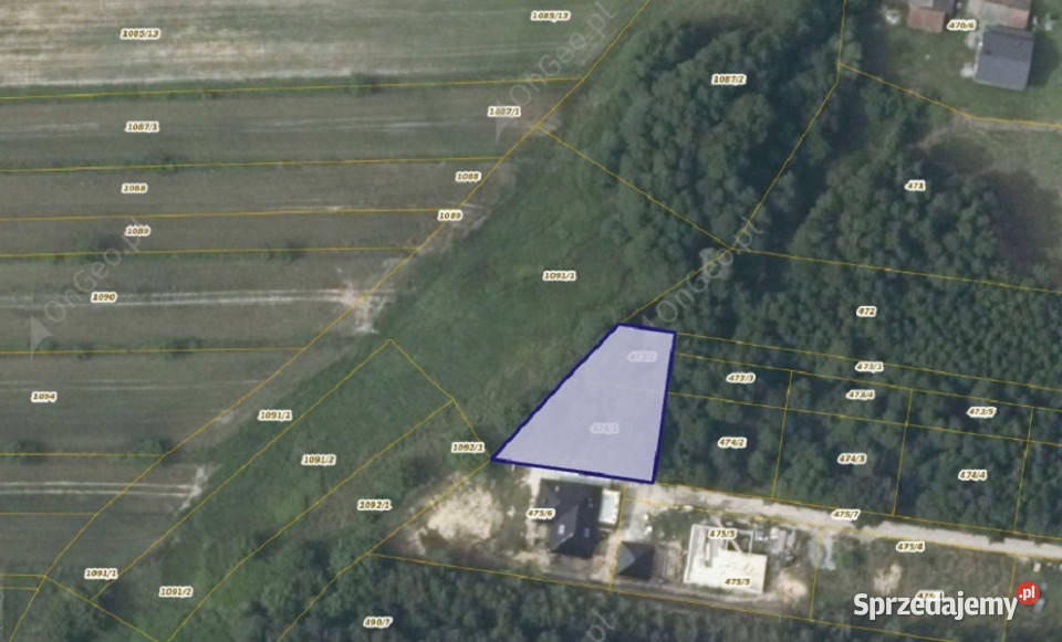 Działki 4732 4741 w miejscowości Zagórze małopolskie