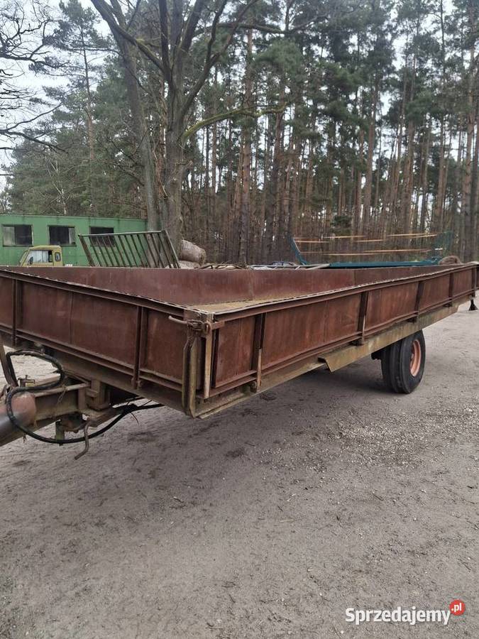 Przyczepa sadownicza wywrotka na obrotnicy 55mx nieuszkodzony Krosno Odrzańskie