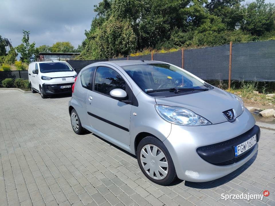 Peugeot 107 automat srebrny 107 wielkopolskie Krotoszyn