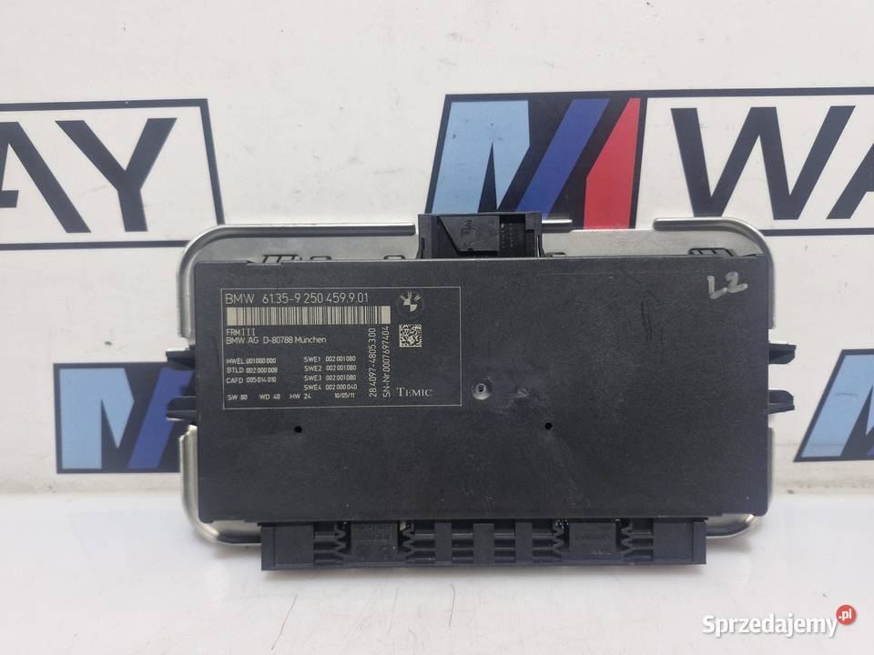 BMW X3 F25 F26 MODUŁ STEROWNIK ŚWIATEŁ 9250459 osobowe