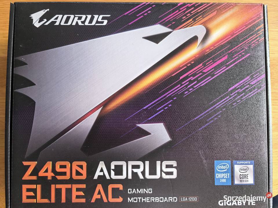 Płyta główna Z490 Aorus Elite AC lubuskie Gorzów Wielkopolski