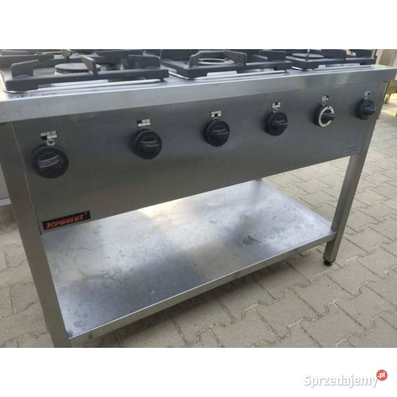 Kuchnia Gaz 6 Palnikowa KROMET Mc 413 Gastronomia Nowe Skalmierzyce sprzedam