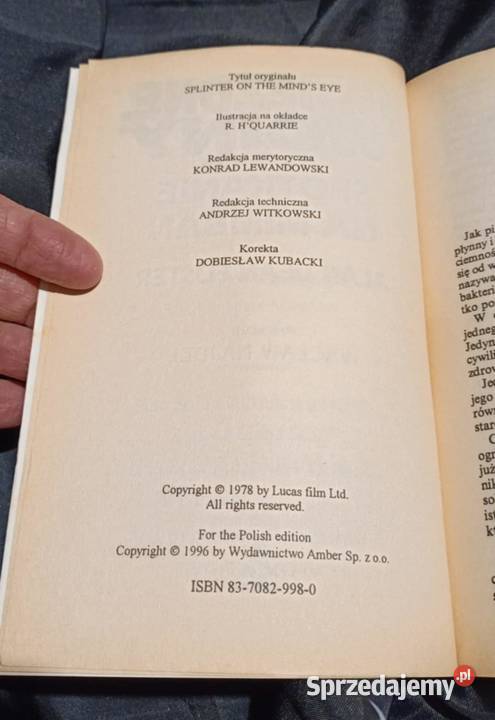 Gwiezdne wojny Han Solo i utracona fortuna Brian wielkopolskie Poznań sprzedam