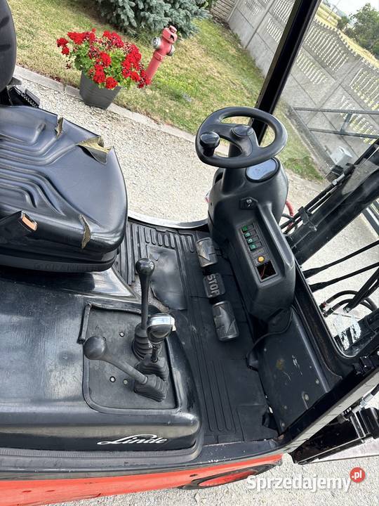 Wózek widłowy Linde H16 16t 33m LPG przesuw