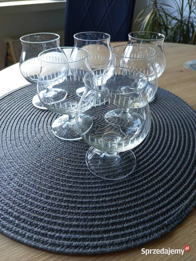 6 kieliszków do koniaku sprzedam