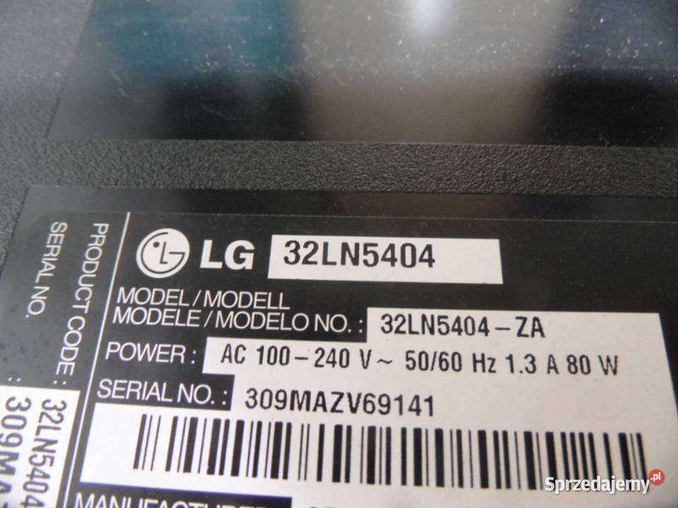 plyta glowna telewizora LG 32LN5404 sprzedam