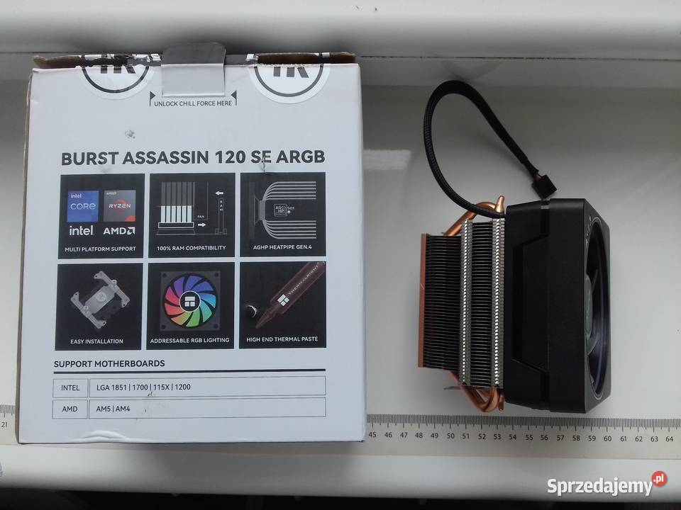 AMD Wraith Prism chłodzenie RGB AM4 AM5 w kujawsko-pomorskie Bydgoszcz sprzedam