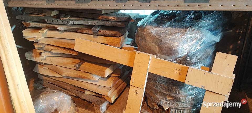 Plastry drewna na stoły naturalne lite drewno Krapkowice