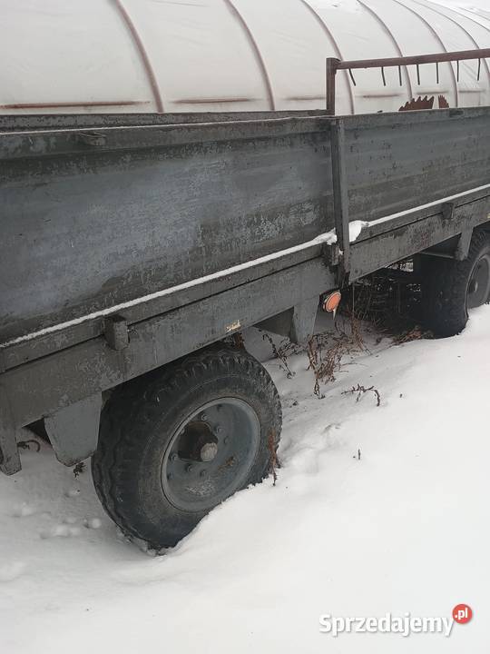 Rozrzutnik obornika dwuosiowy Rolnictwo podlaskie Łapy