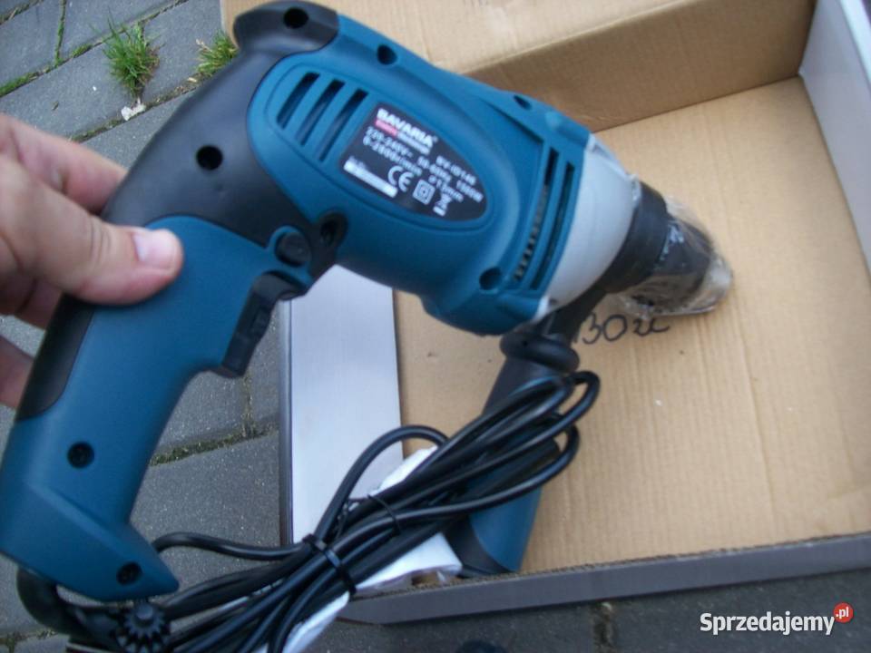 MOCNA WIERTARKA UDAROWA 1500W BAVARIA Elektryczne Głogowa