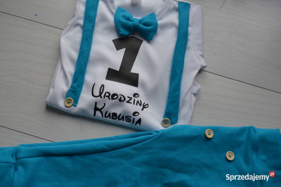 Komplet elegant na roczek urodziny czarny Waćmierz