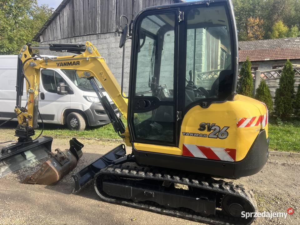 Minikoparka koparka Yanmar Sv26 2018r 3 Lyzki podkarpackie