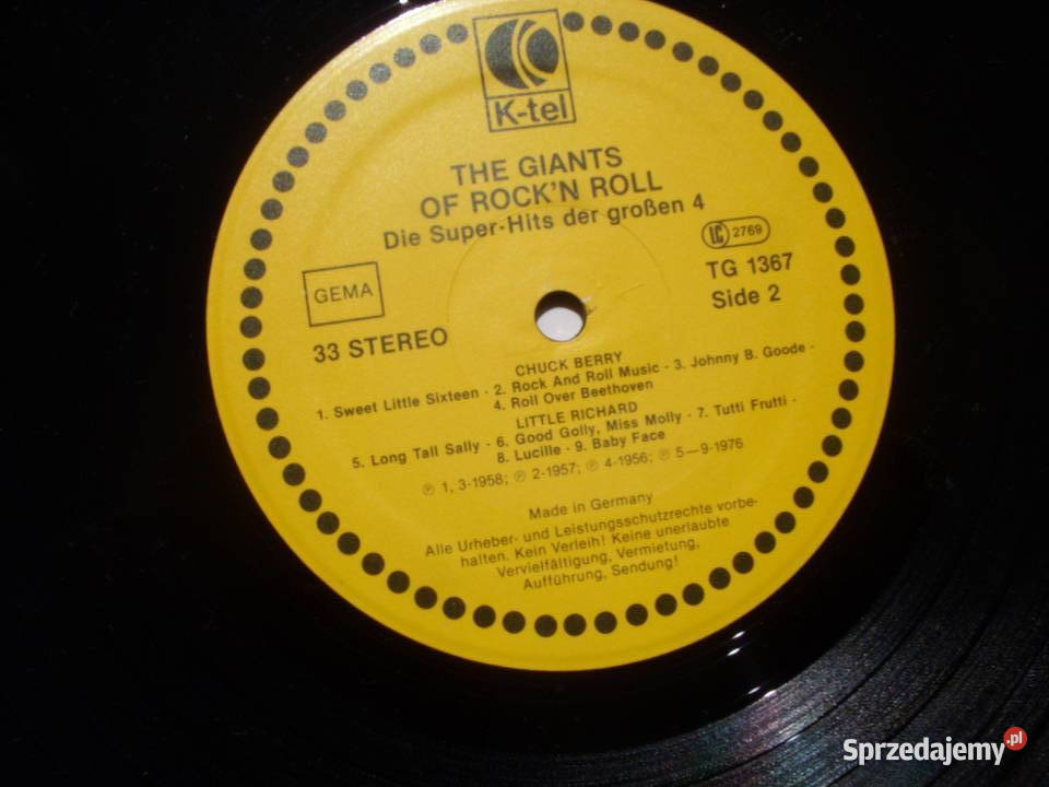 Winyl LP THE GIANTS OF ROCK N ROLLBHALEY F rock Płyty i kasety