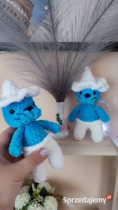 Szydełkowy zabawk szydełkowy smurfkot Kraków
