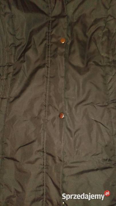 Duży pśłaszcz damski z kapturem ocieplany