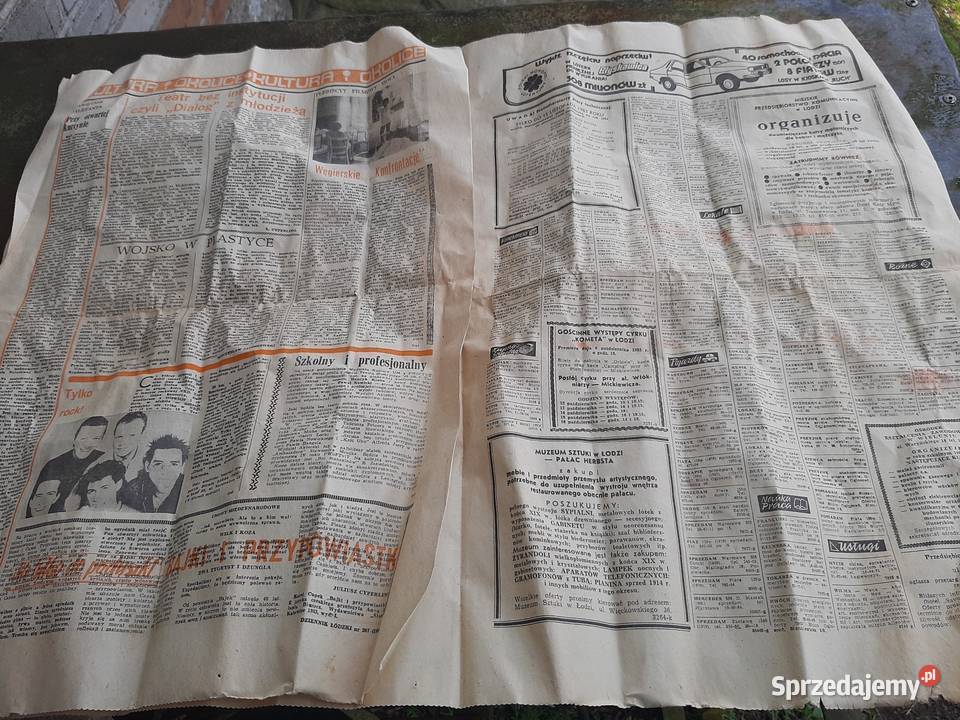 Dziennik Łódzki z 1983roku łódzkie