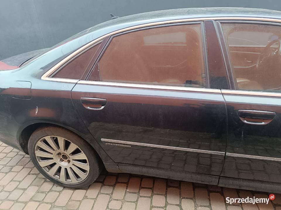 Audi A8 D3 40 TDI Drzwi tylne prawe kompletne Częstochowa sprzedam
