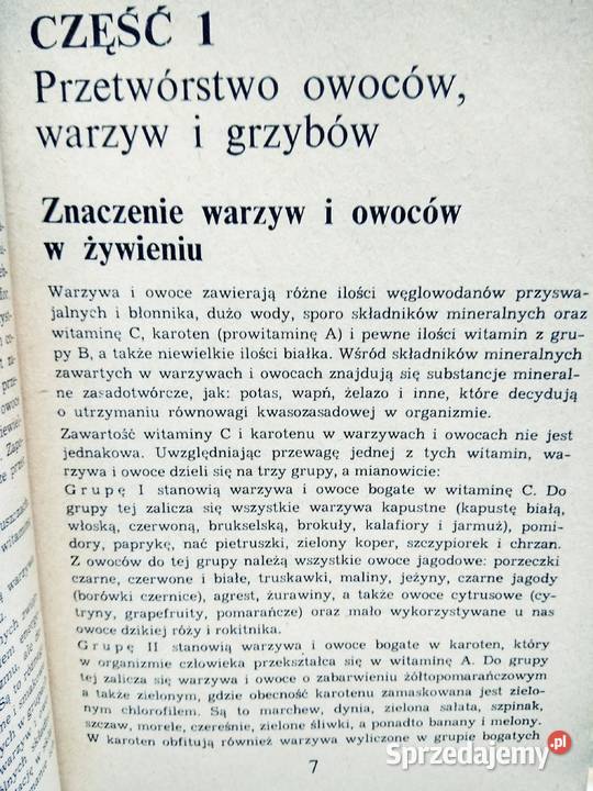 Przetwory w gospodarstwie domowym diety catering Antykwariat mazowieckie Warszawa