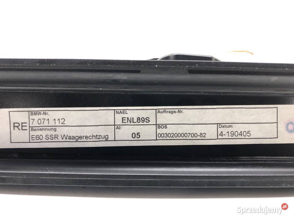 ROLETA DRZWI TYŁ PRAWA BMW E60 Hatchback 0310