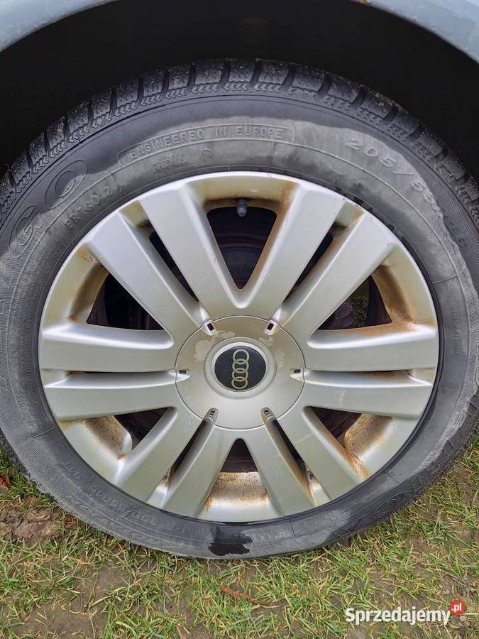 Alufelgi audivw 16 5x112 z oponami zimowymi Czaple sprzedam