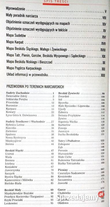 Polska gdzie na narty informator Pascala Rok wydania 2000 Chełm
