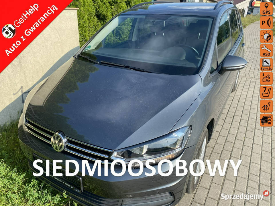 Volkswagen Touran 7 miejsc/2,0 TDI 150KM/Parktronik/Podgrz fotele/Nawigacj…