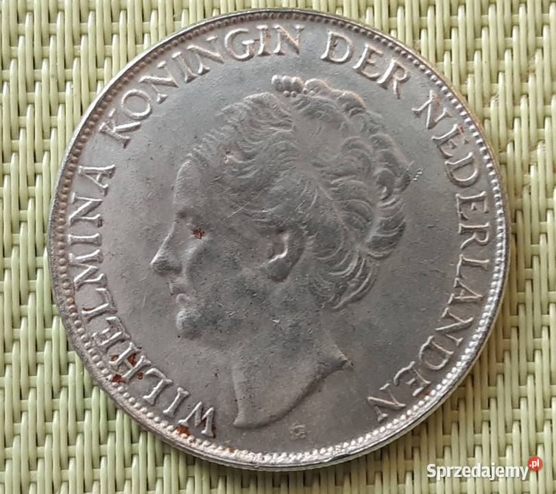 Moneta Kopia 2 GULDENA 1943 WILHELMINA 13 Numizmatyka Pruszków sprzedam