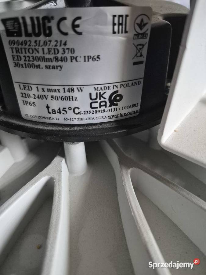 Lampa Przemysłowa LED LUG TRITON 148W 22300lm Kórnik