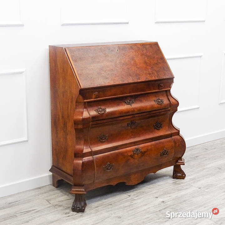KOMODA drewniana NeoBarok SEKRETARZYK OTWIERANY Kalisz