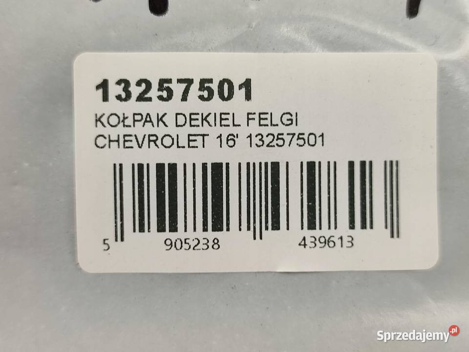 KOŁPAK FELGI 16 CHEVROLET 13257501